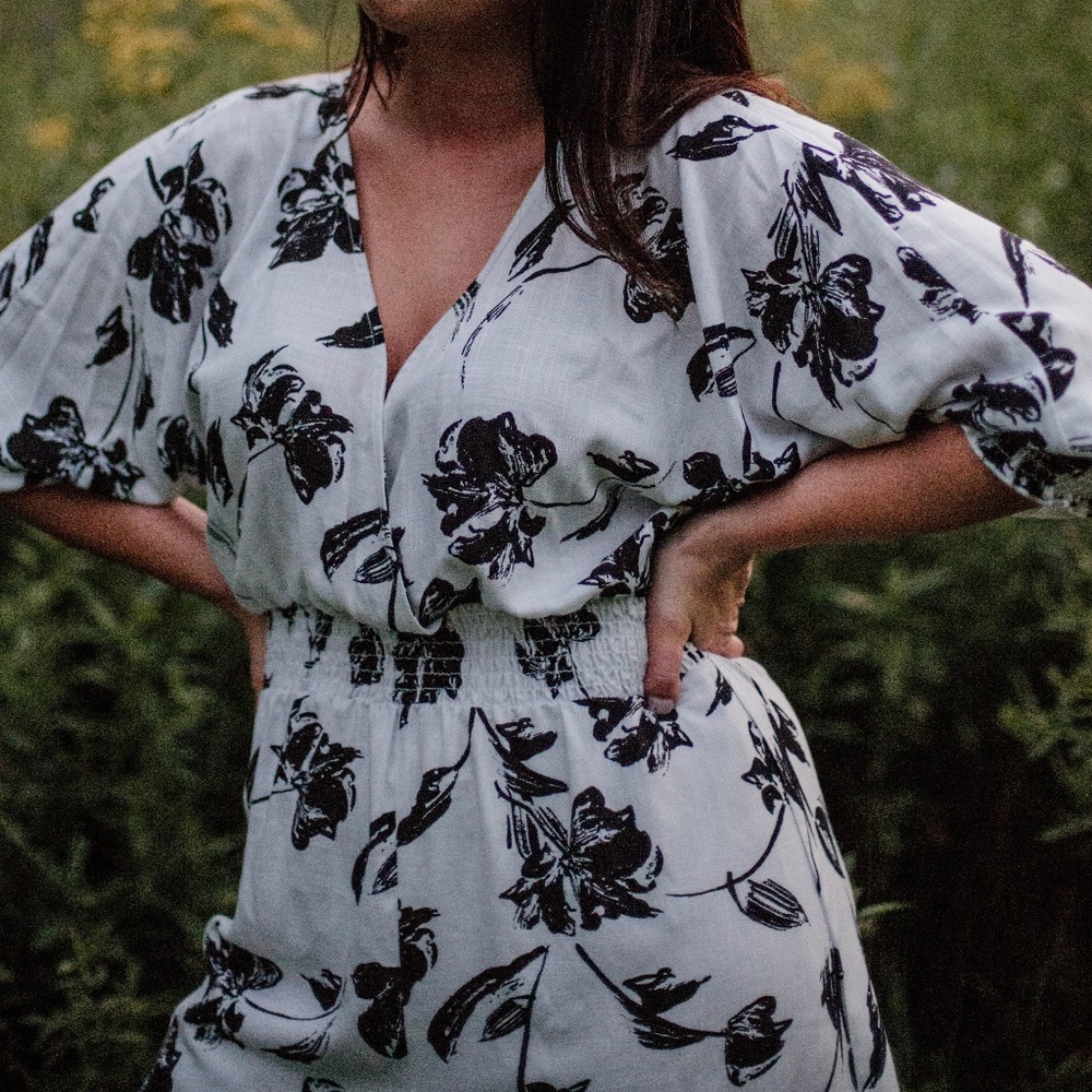 Women's 3/4 Sleeve Romper